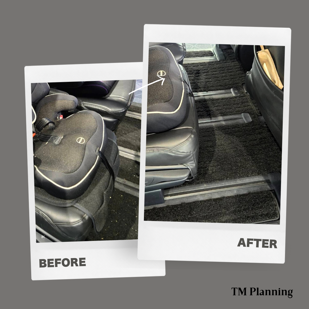 車内清掃ビフォーアフター 3